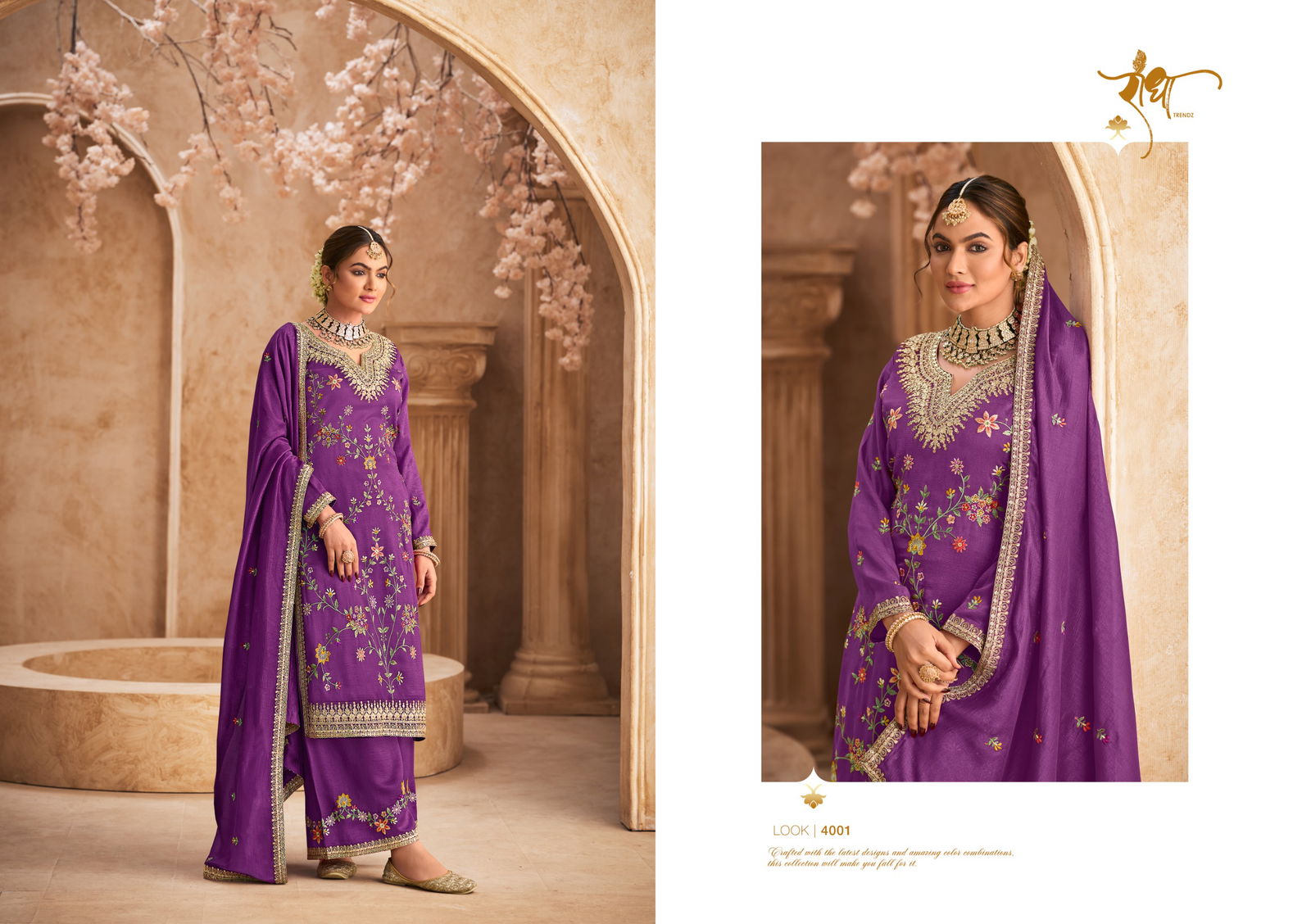 Jhalak By Radha Trendz Chinon Readymade Suits Wholesale Shop In Surat